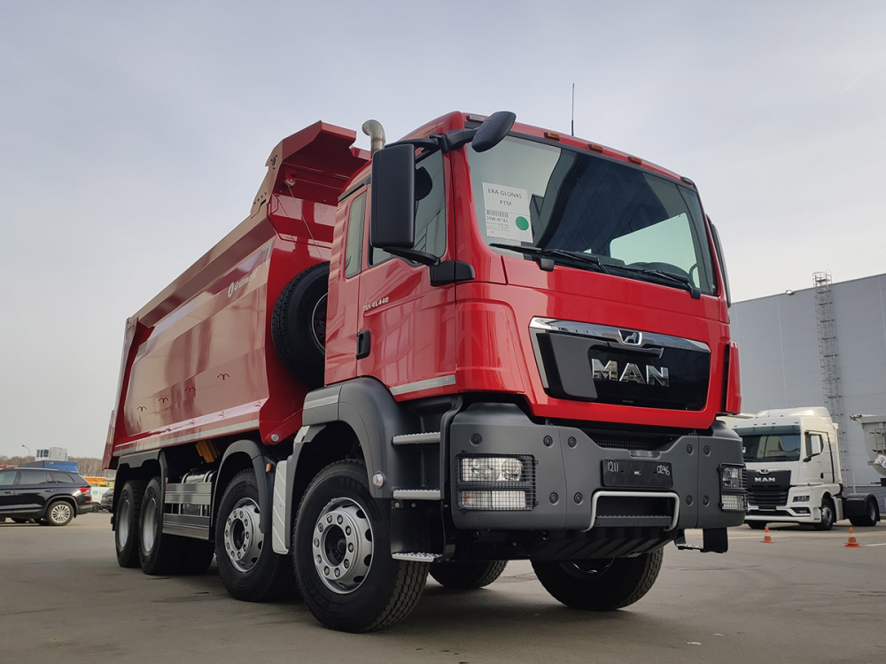 САМОСВАЛ MAN TGS 41.400 8X4 BB (GRUNWALD 25М3)