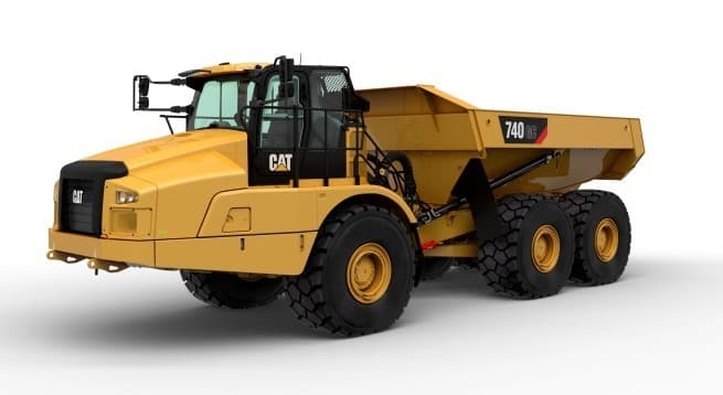 Самосвал с шарнирно-сочленённой рамой Cat 740 GC
