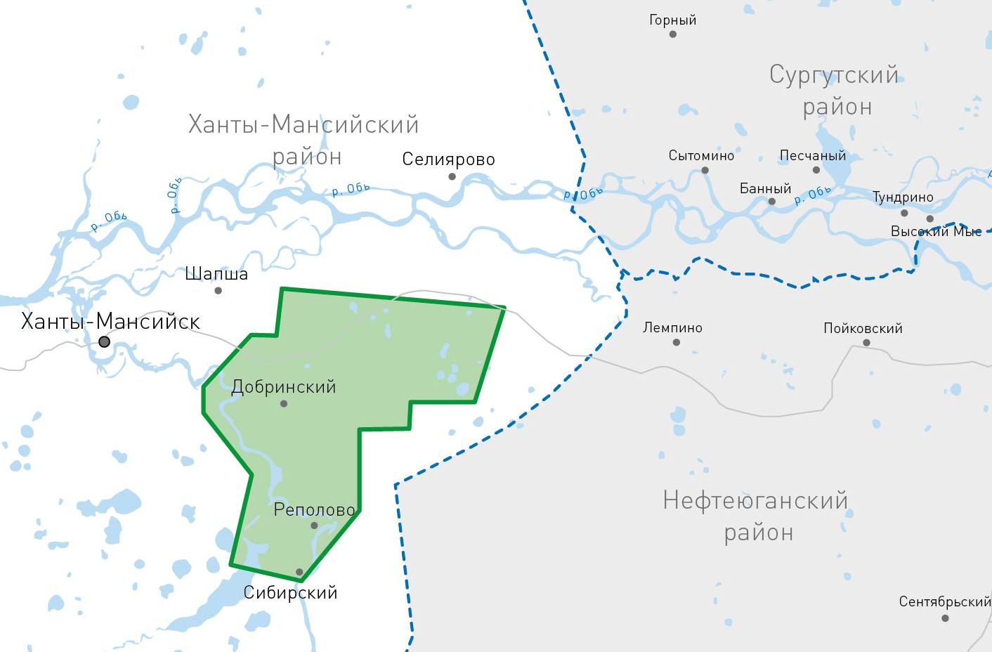 Приобское нефтяное месторождение карта