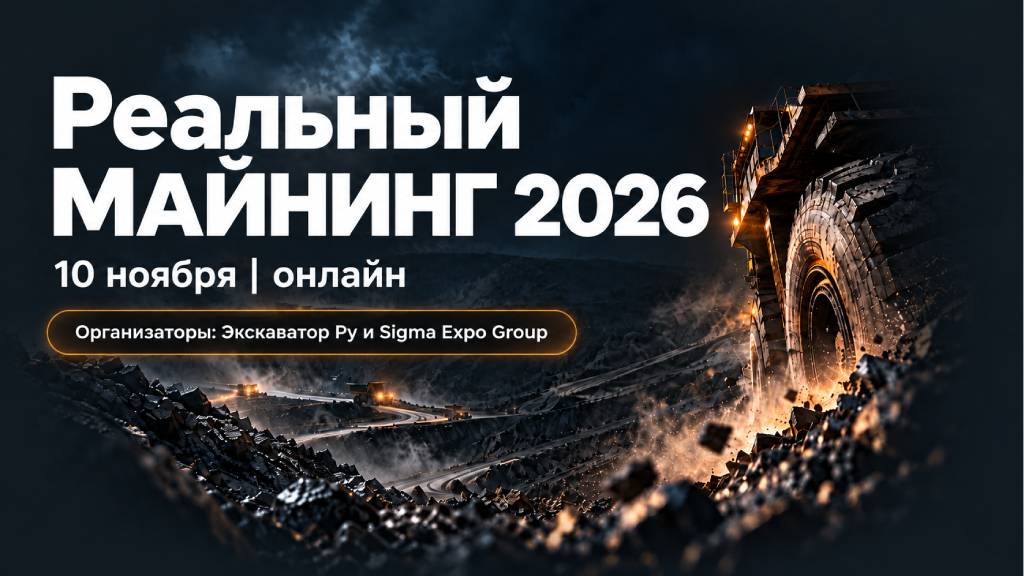 «Реальный МАЙНИНГ 2026»: конференция о технике, технологиях и экономике добычи