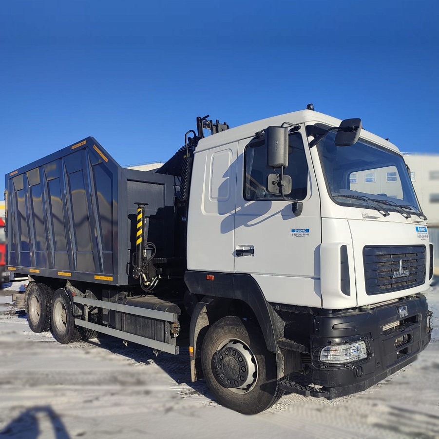 Самосвал с КМУ VM10L74M на шасси МАЗ 6312С5-8575-012