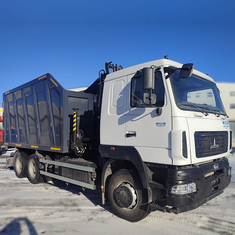 Самосвал с КМУ VM10L74M на шасси МАЗ 6312С5-8575-012