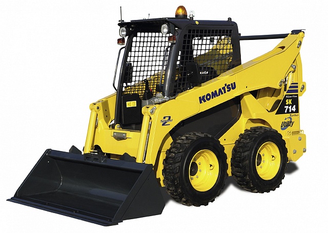 Погрузчик с бортовым поворотом Komatsu SK714-5
